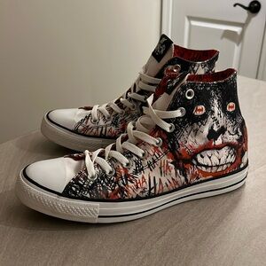 Converse DC Comics x Chuck Taylor All Star The Joker Laugh High Top Sneaker.